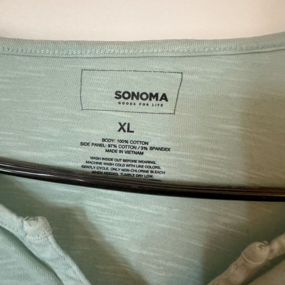 Light Blue/Green Long Sleeve Shirt - Picture 2 of 3